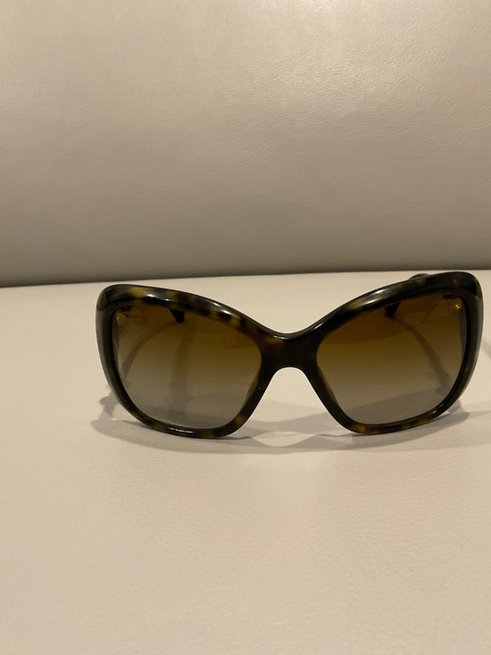 Chanel 5303-H Pearl CC Polarized Sunglasses Tortoise Brown Made in Italy main image 5